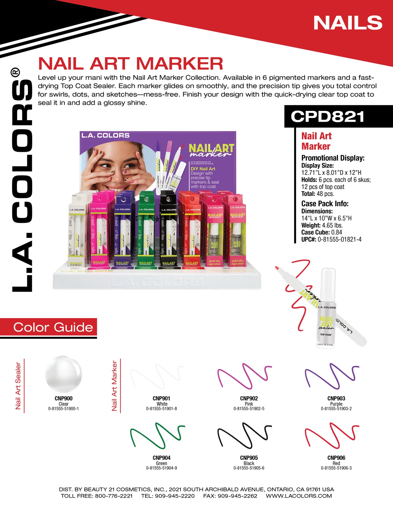 Nail Art Marker flyer