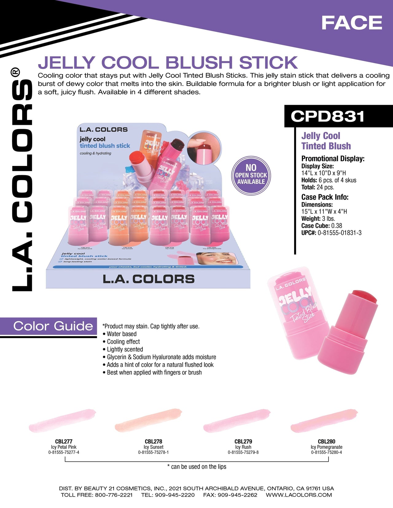 Jelly Cool Tinted Blush flyer