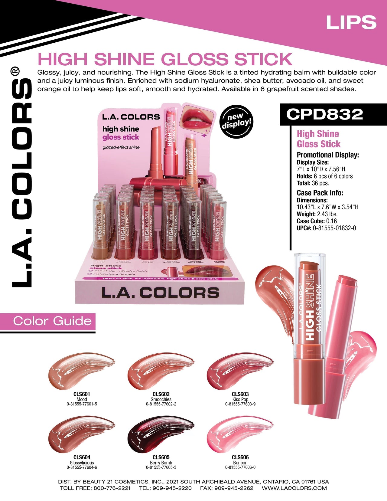 High Shine Gloss Stick flyer