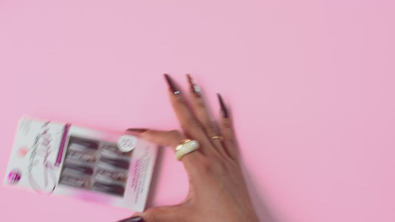 Glam Mani Nail Tips promotional video showing nail designs and application