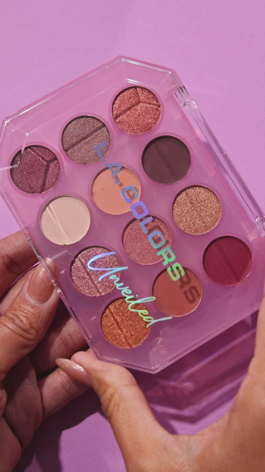Load video: 12 Color Eyeshadow Palette
