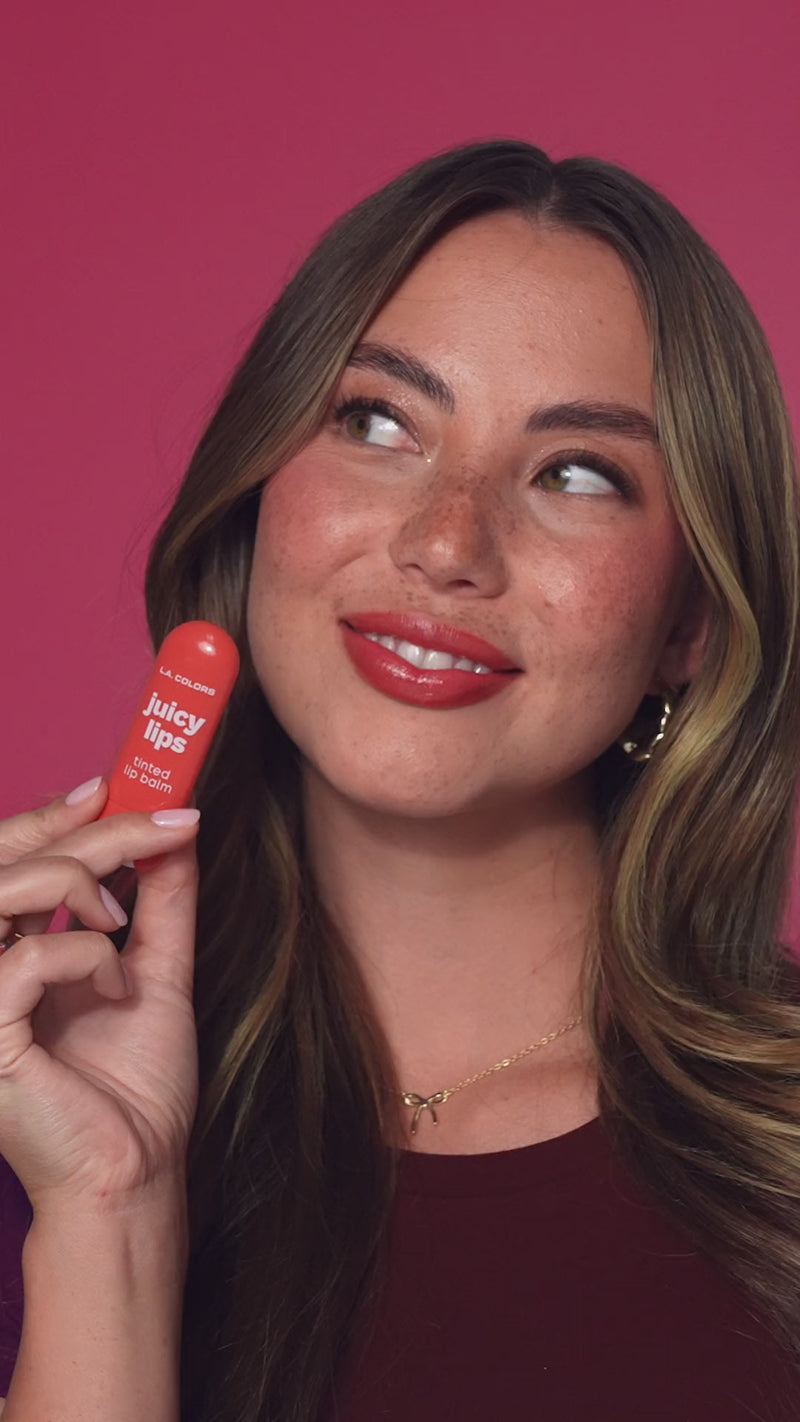 Juicy Lips Tinted Lip Balm - homepage banner video, mobile