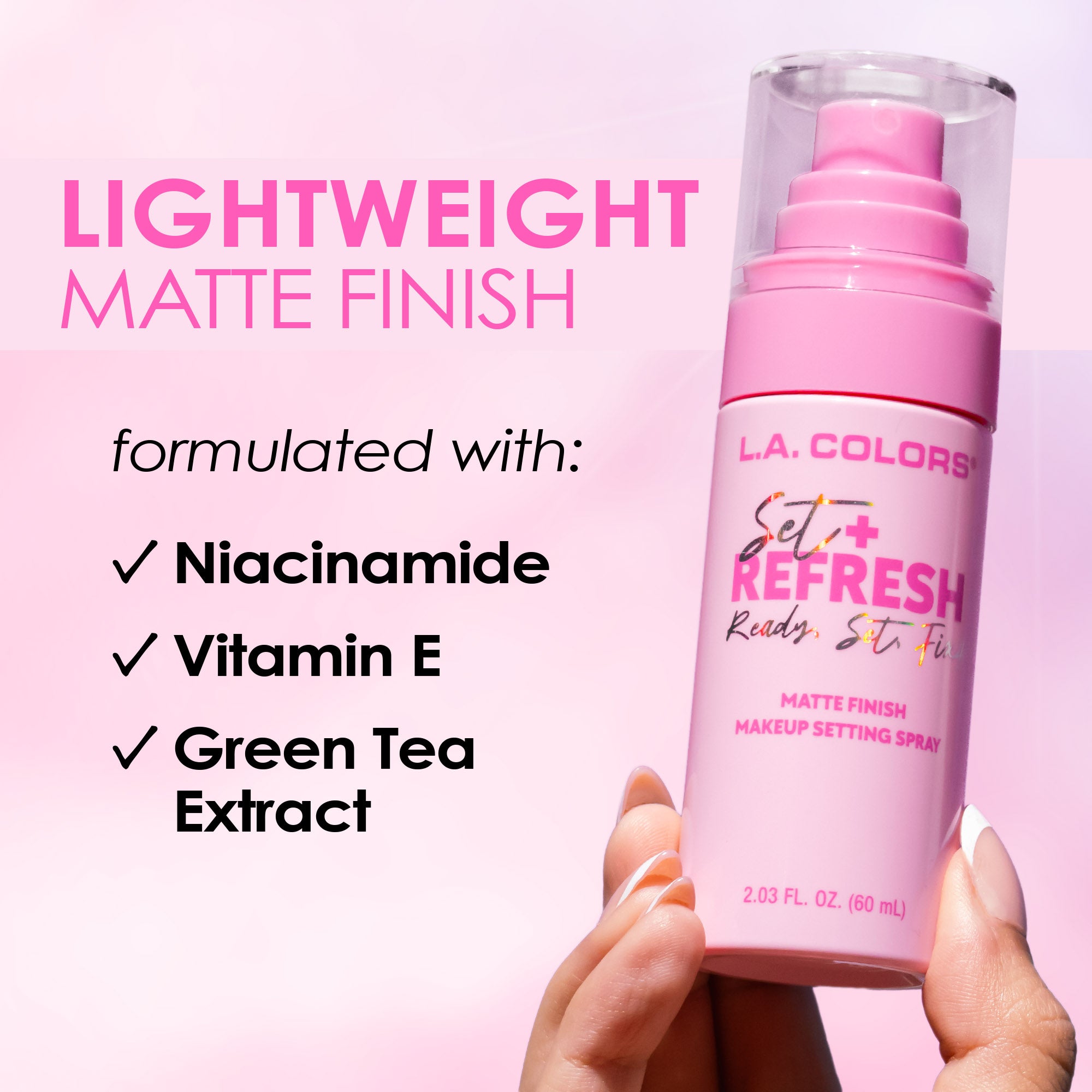 Set + Refresh Setting Sprays