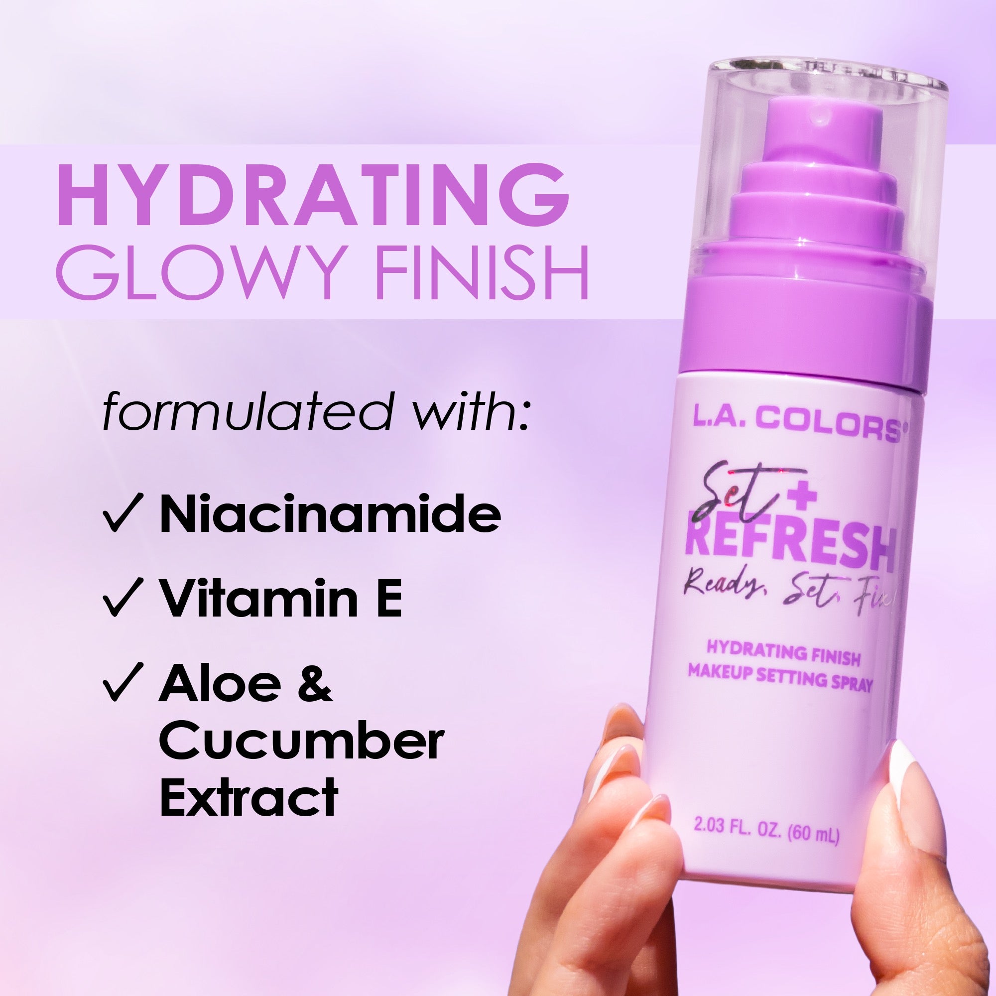Set + Refresh Setting Sprays