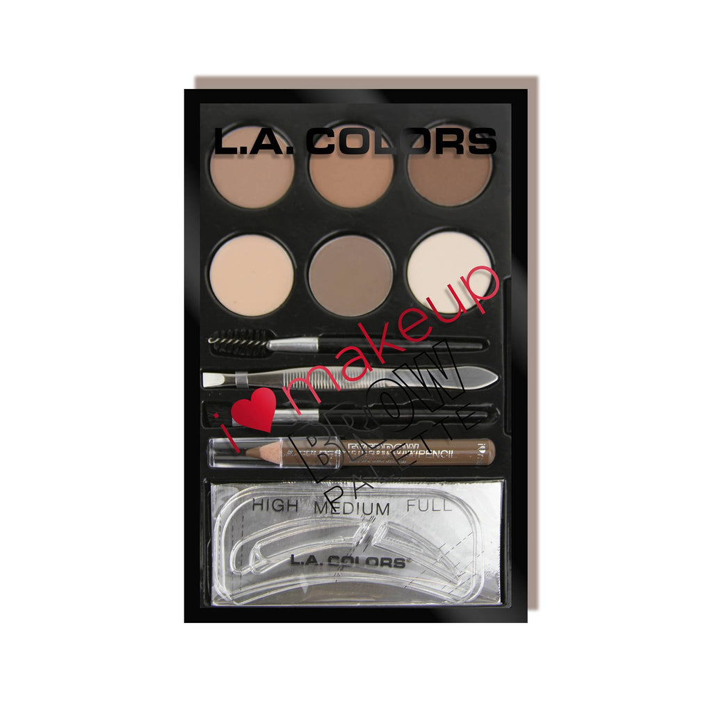 L. A. Colors I Heart Makeup Brow Palette - Light to Medium