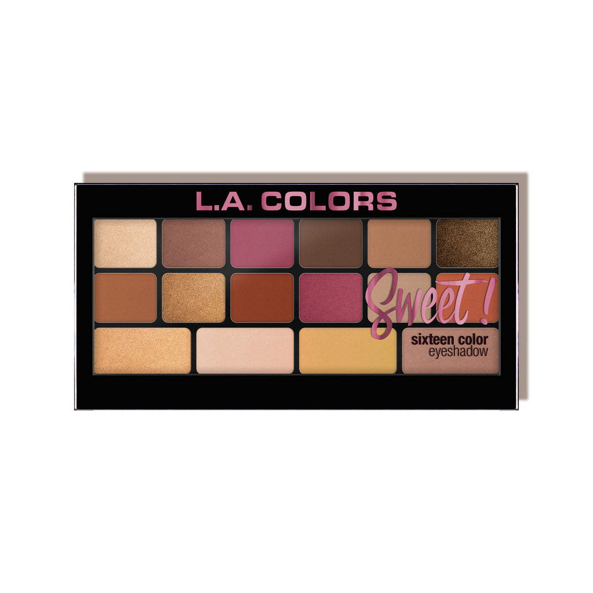 L.A. Colors Sweet! 16 Color Eyeshadow - C30467 Brave product package