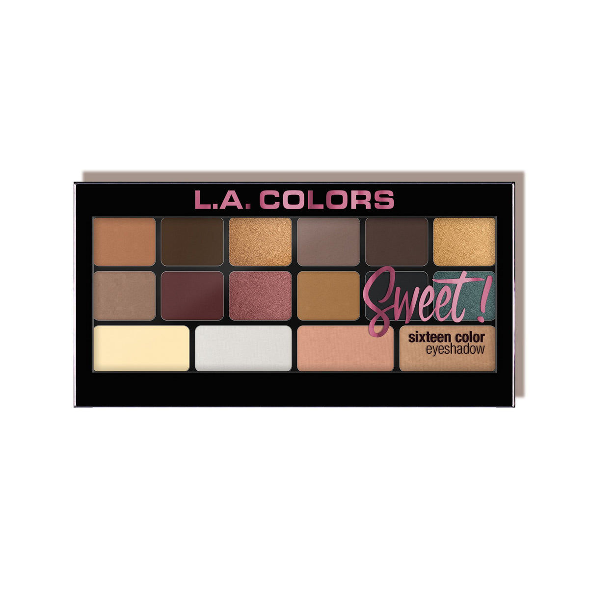 L.A. Colors Sweet! 16 Color Eyeshadow - C30468 Seductive product package