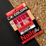 L.A. Colors Glitzy Girl Nails On! Artificial Nail Tip (carded)