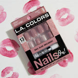 L.A. Colors Glitzy Girl Nails On! Artificial Nail Tip (carded)