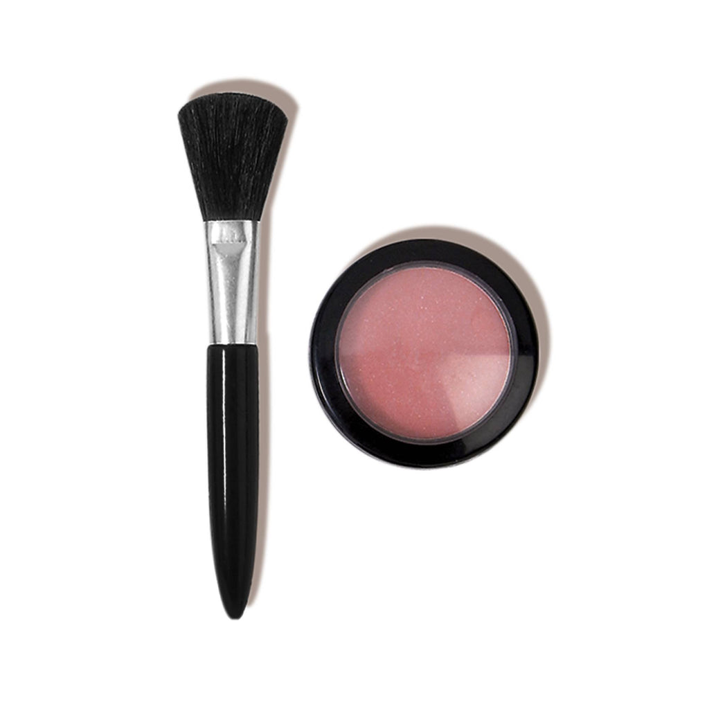 Blusher & Deluxe Brush CBC141 Natural L.A. COLORS
