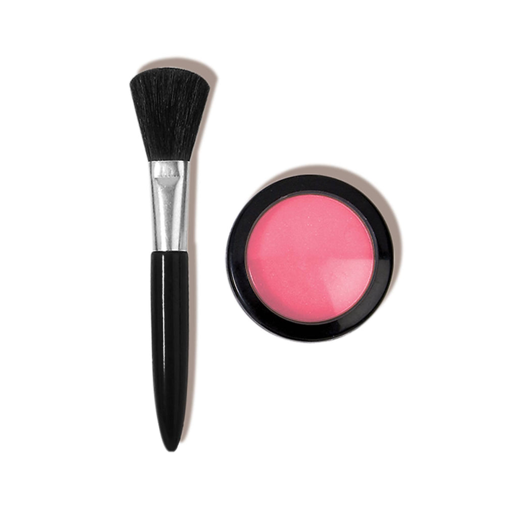 Blusher & Deluxe Brush CBC141 Natural L.A. COLORS