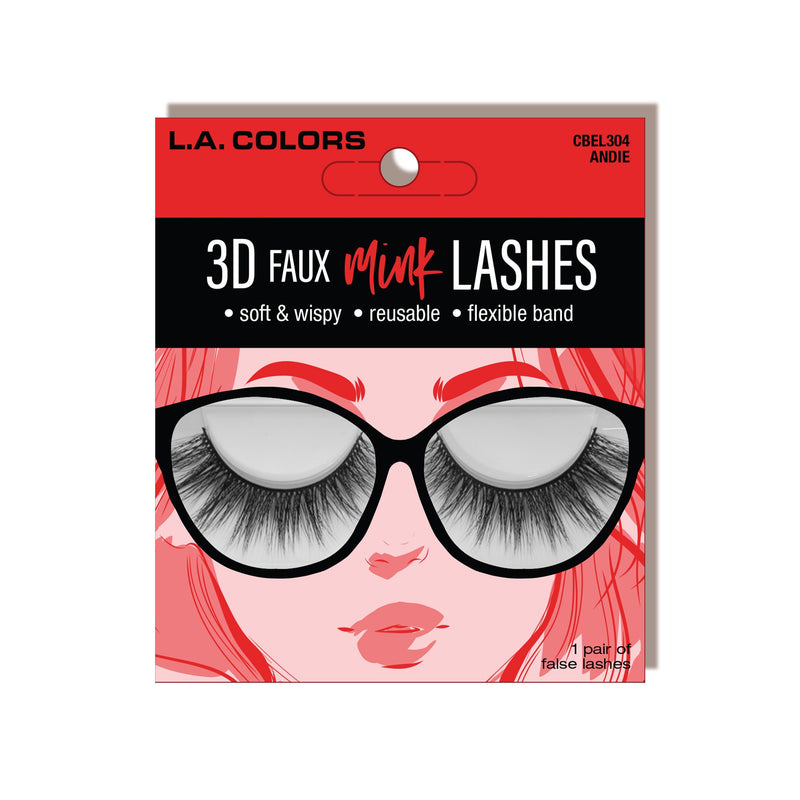 3D Faux Mink Lashes | L.A. COLORS