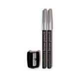 Eyeliner/Brow Pencils w/ Sharpener - CBPN222 Black