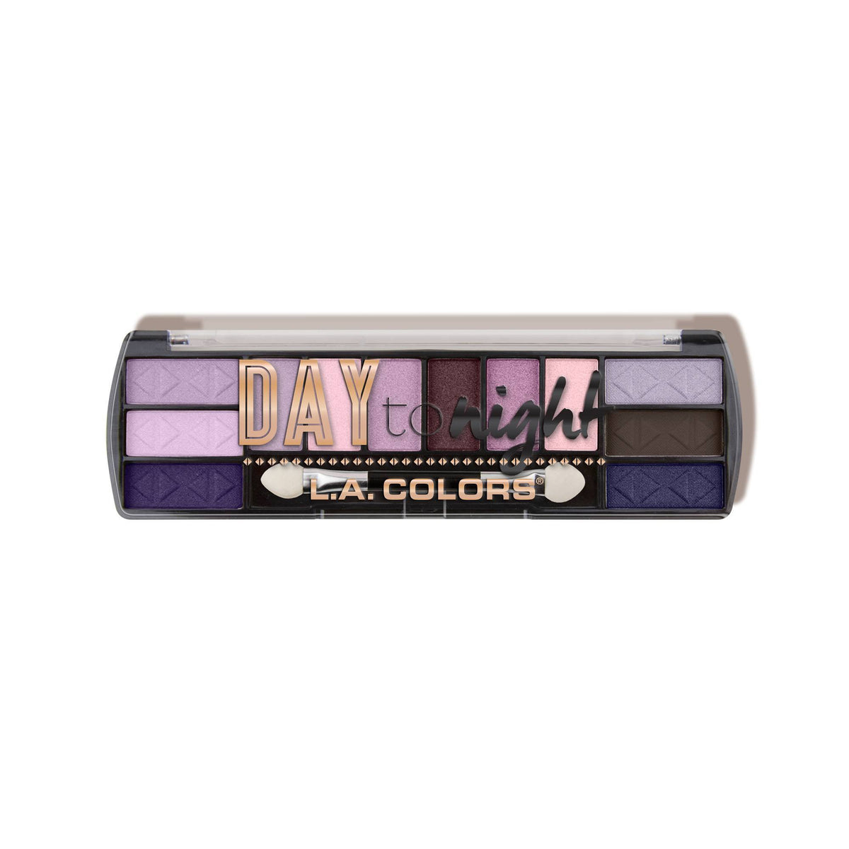 L.A. Colors Day to Night 12 Color Eyeshadow - CES424 Dusk product package