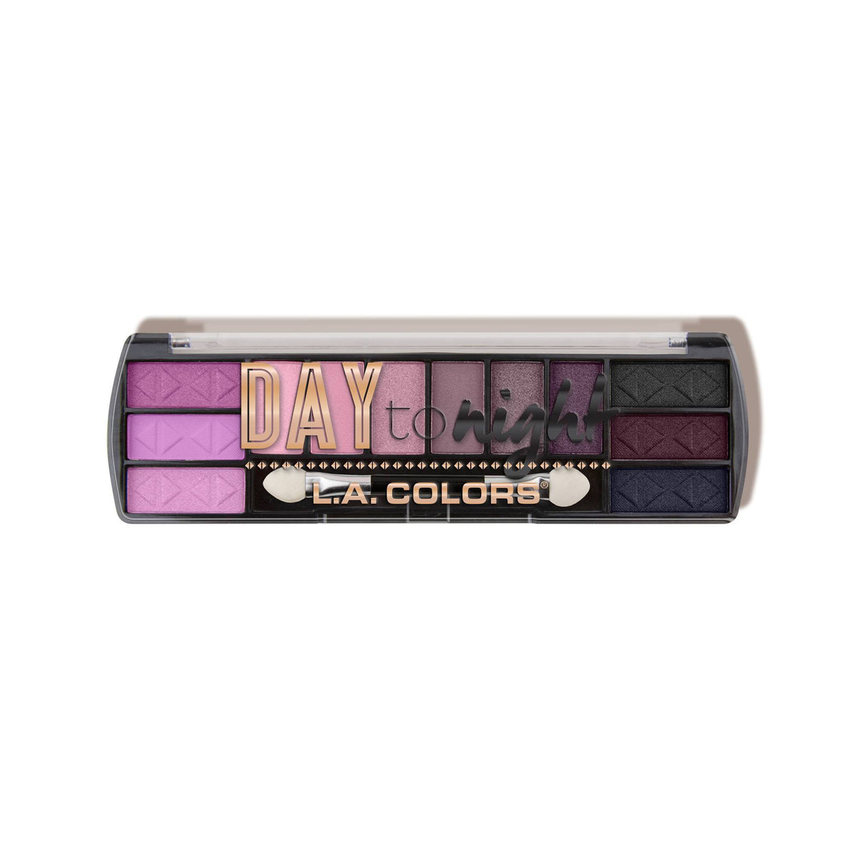L.A. Colors Day to Night 12 Color Eyeshadow - CES429 Daybreak product package