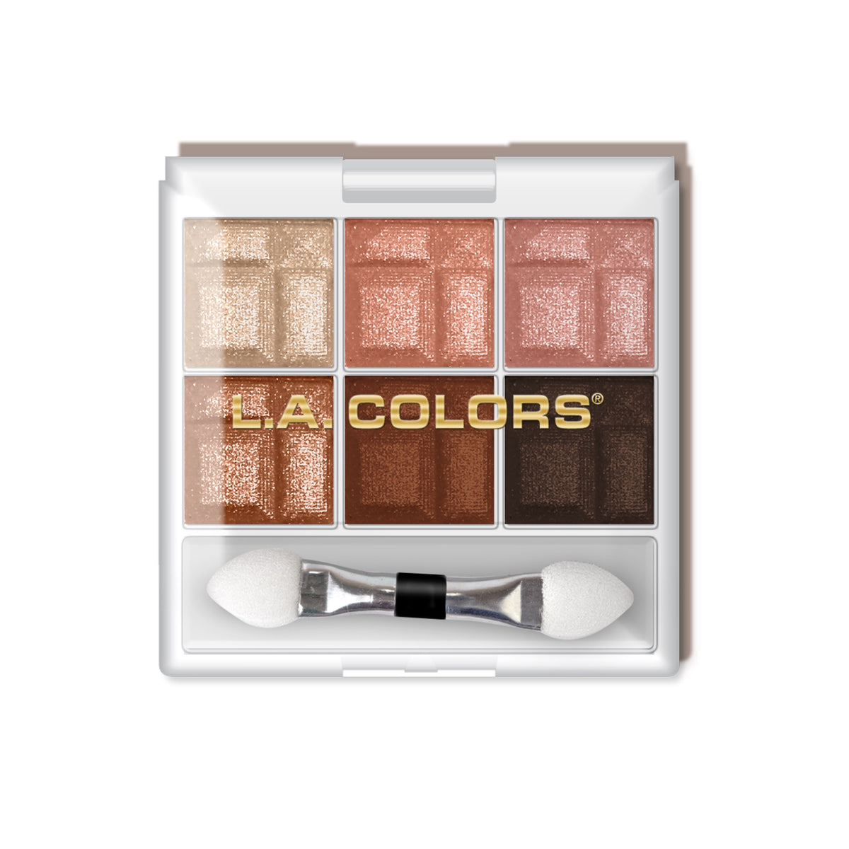 L.A. Colors 6 Color Eyeshadow - CES461 Earthy product package