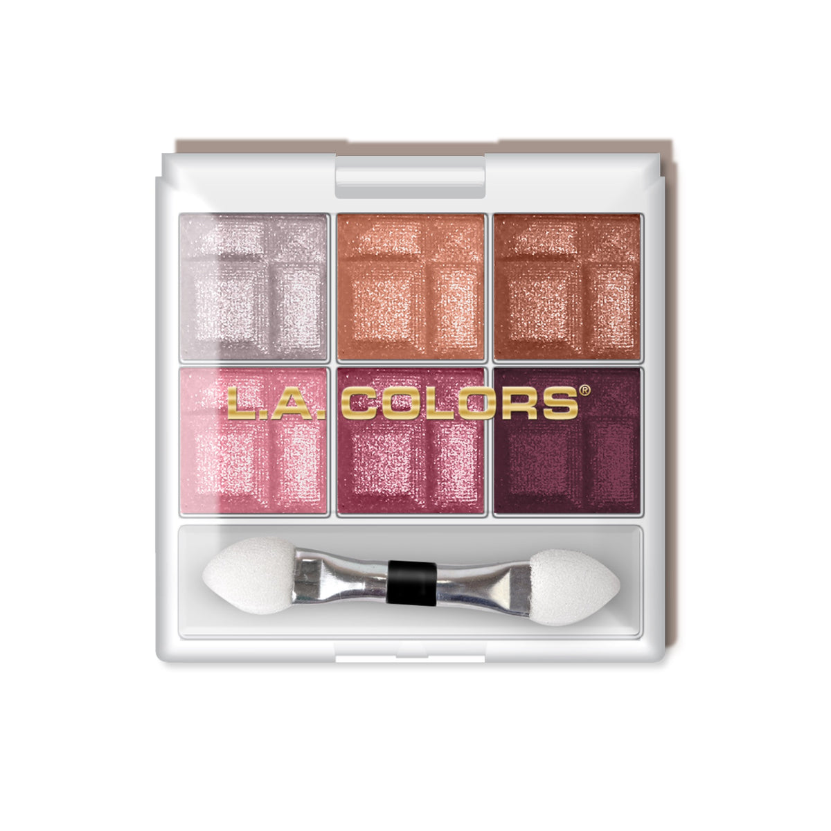 L.A. Colors 6 Color Eyeshadow - CES463 Delicate product package