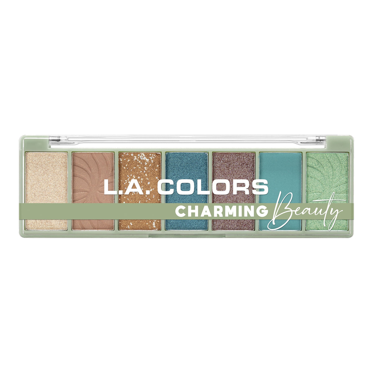 L.A. Colors Alluring Beauty 7 Color Eyeshadow Palette - CES496 Charming product package
