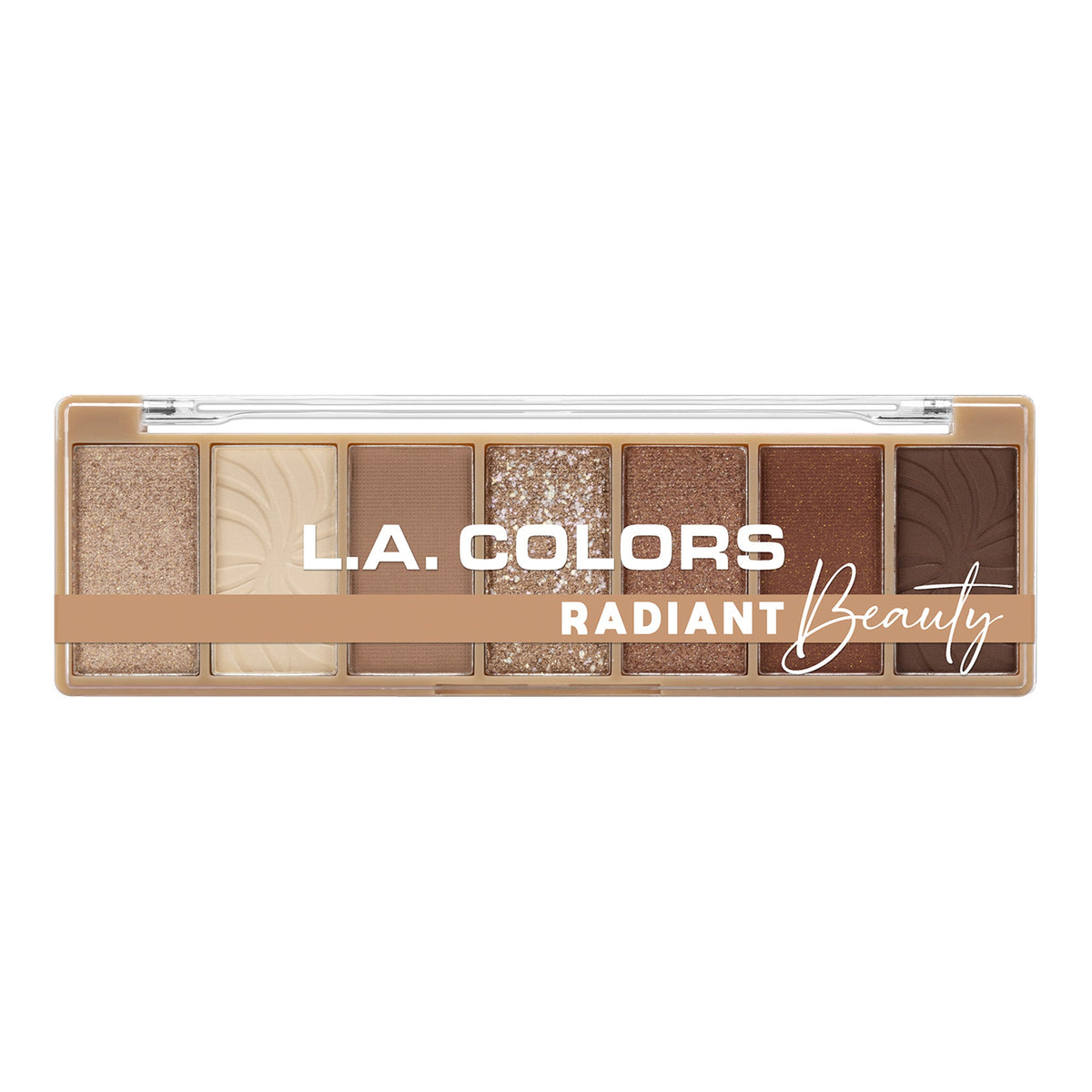 L.A. Colors Alluring Beauty 7 Color Eyeshadow Palette - CES497 Radiant product package