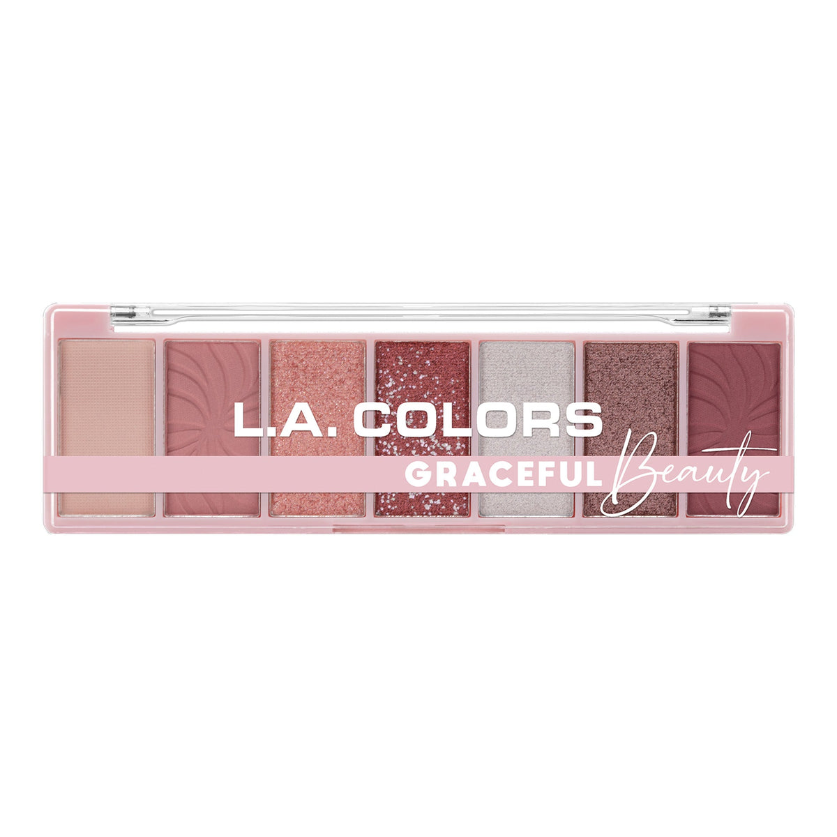 L.A. Colors Alluring Beauty 7 Color Eyeshadow Palette - CES499 Graceful product package