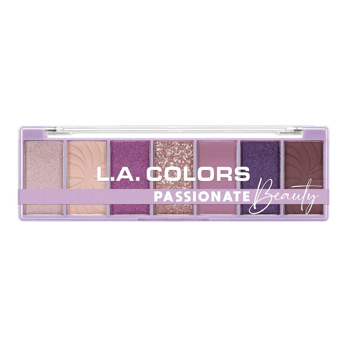L.A. Colors Alluring Beauty 7 Color Eyeshadow Palette - CES500 Passionate product package
