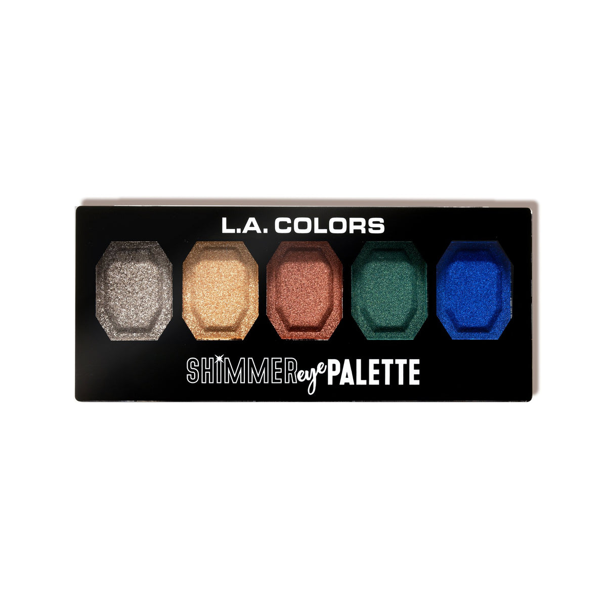 L.A. Colors Shimmer Eye Palette - CES698 Be Bright product package