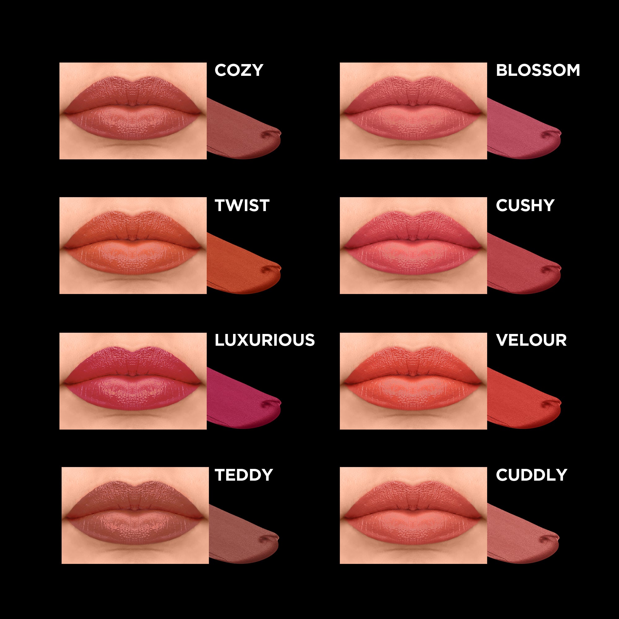 Velvet plush creamy lip color alternate product shot