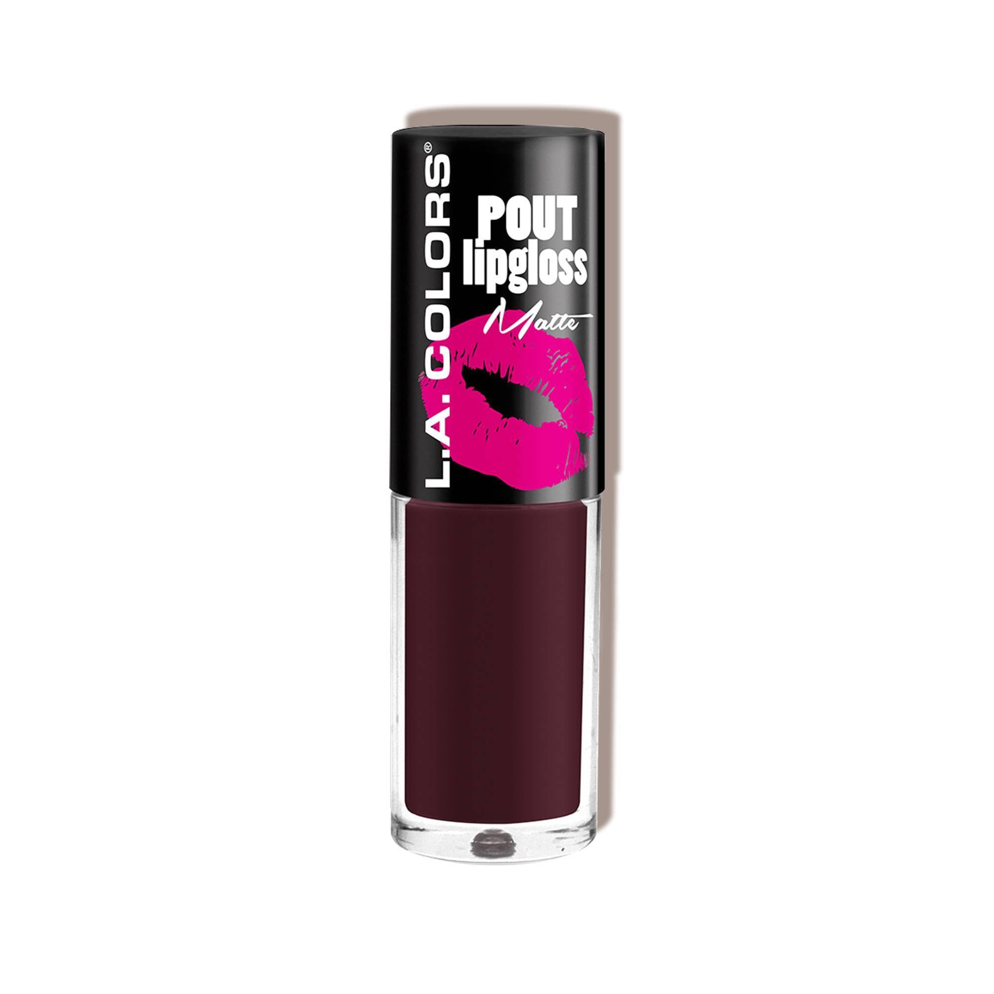 Pout matte lipgloss kiss & tell shade variant product shot