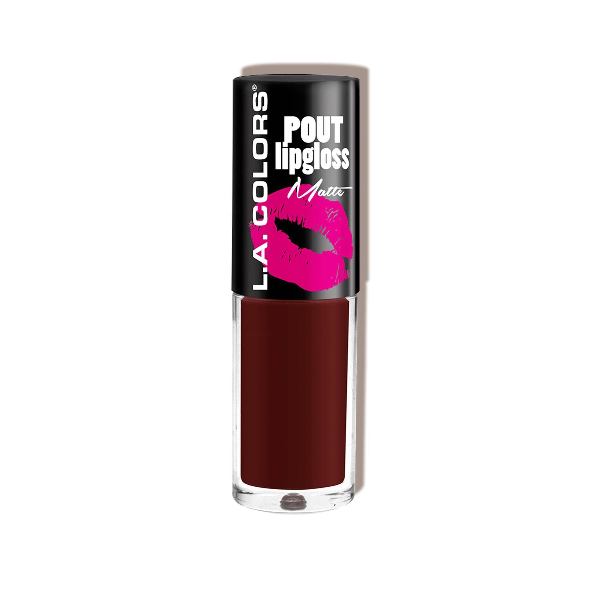 Pout matte lipgloss scrumptious shade variant product shot