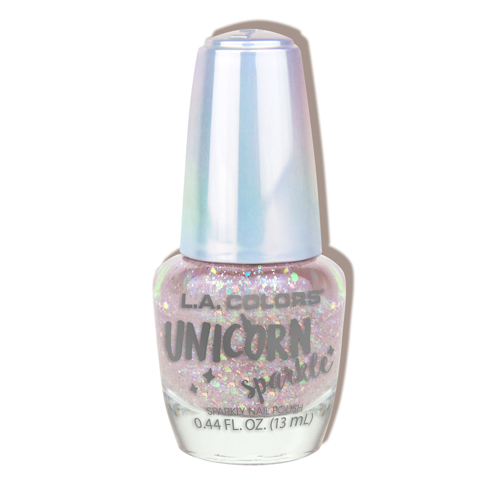 Unicorn Sparkle Nail Polish - CNL81 Sugar Snowflake | L.A. COLORS