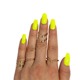 Nail Frill Neon Artificial Nail Tip (carded)