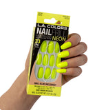 Nail Frill Neon Artificial Nail Tip (carded)