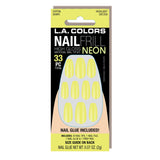 Nail Frill Neon Artificial Nail Tip (carded)