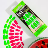 Nail Frill Neon Artificial Nail Tip (carded)