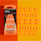 Nail Frill Neon Artificial Nail Tip (carded)