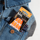 Nail Frill Neon Artificial Nail Tip (carded)