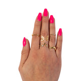 Nail Frill Neon Artificial Nail Tip (carded)
