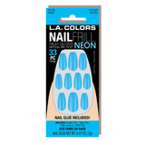 Nail Frill Neon Artificial Nail Tip (carded)